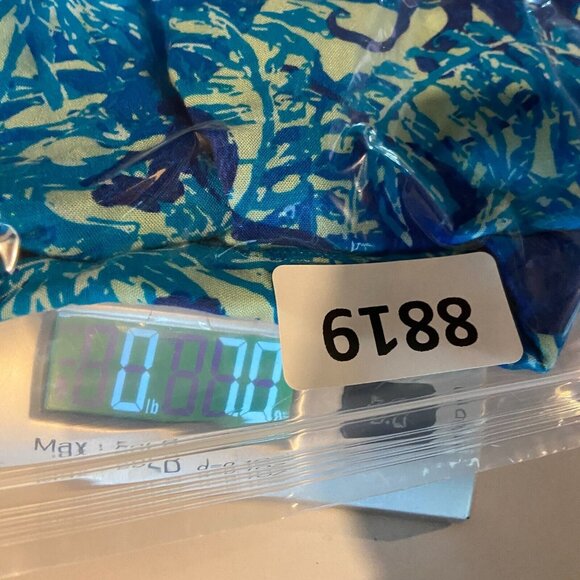 Chubbies Weekend Men L Monkey Button Front Shirt Short Sleeve Blue Novelty Trave - Picture 9 of 9